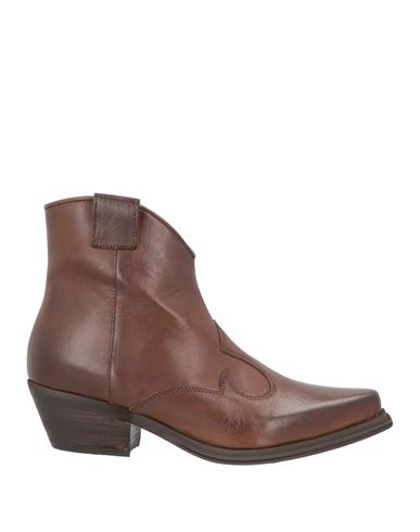 Zoe Woman Ankle Boots Tan Size 11 Soft Leather In Brown