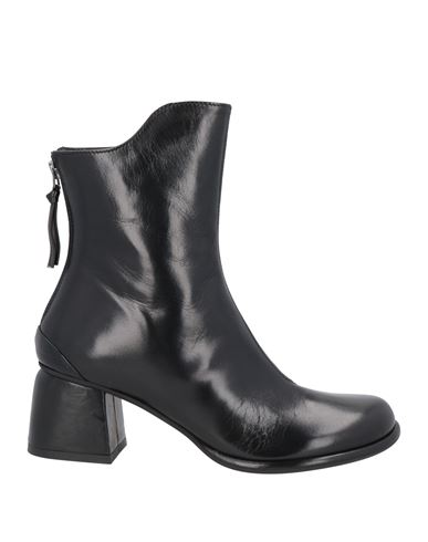 Pas De Rouge Woman Ankle Boots Black Size 10 Soft Leather