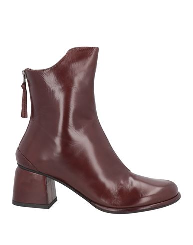 Pas De Rouge Woman Ankle Boots Dark Brown Size 9 Soft Leather