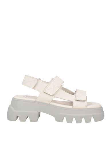 Copenhagen Studios Woman Sandals Off White Size 11 Soft Leather