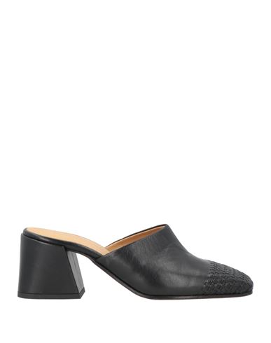 Shop Pomme D'or Woman Mules & Clogs Black Size 6.5 Soft Leather