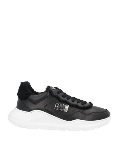 Cavalli Class Man Sneakers Black Size 10 Soft Leather
