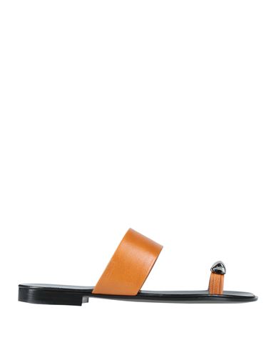 Giuseppe Zanotti Man Sandals Tan Size 10 Soft Leather In Brown