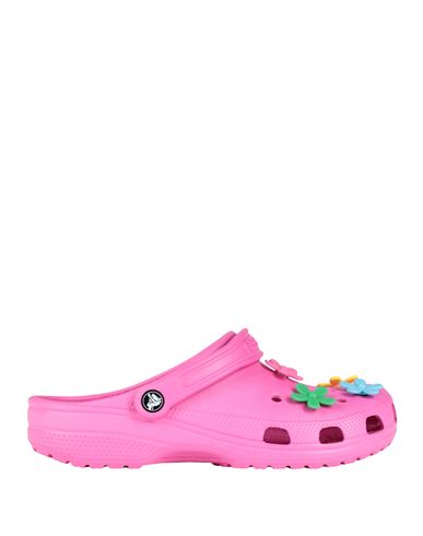 Crocs Classic Clog + Multipack 10 Jibbitz Woman Mules & Clogs Fuchsia Size 8 Eva (ethylene - Vinyl - In Pink