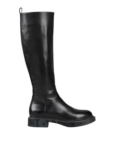 Baldinini Woman Knee Boots Black Size 7 Calfskin