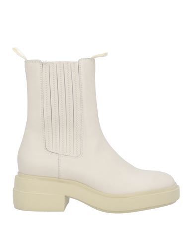 Vic Matie Vic Matiē Woman Ankle Boots Ivory Size 8 Soft Leather In White