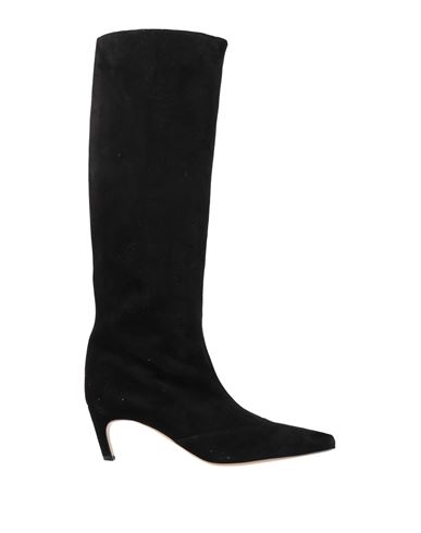 Ilio Smeraldo Woman Knee Boots Black Size 11 Soft Leather