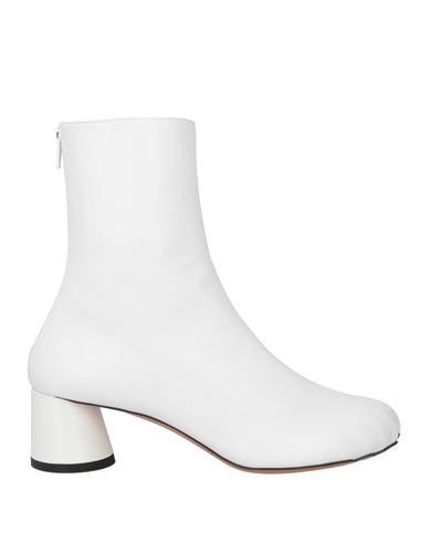 Proenza Schouler Woman Ankle Boots White Size 6 Soft Leather