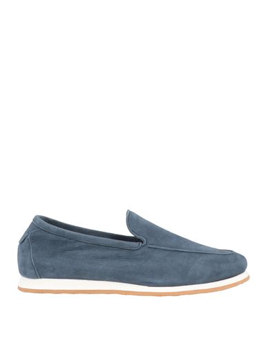 Andrea Ventura Firenze Man Loafers Slate Blue Size 12 Soft Leather