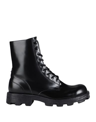 Diesel D-hammer Bt Man Ankle Boots Black Size 12 Bovine Leather