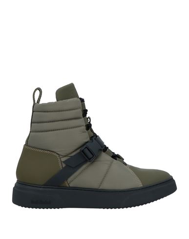 Add X Baldinini Man Ankle Boots Military Green Size 9 Textile Fibers, Nylon