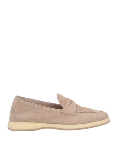 Andrea Ventura Firenze Man Loafers Sand Size 11 Soft Leather In Beige