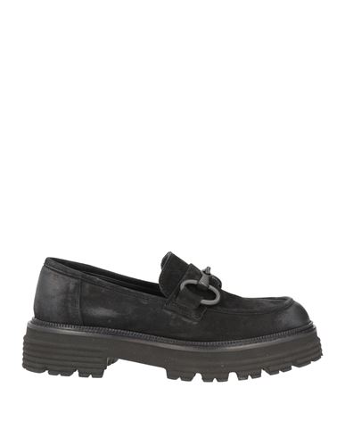 O'dan Li Woman Loafers Black Size 6 Soft Leather