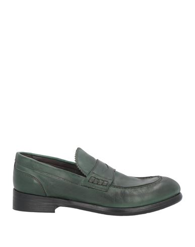 Jp/david Woman Loafers Green Size 10 Soft Leather