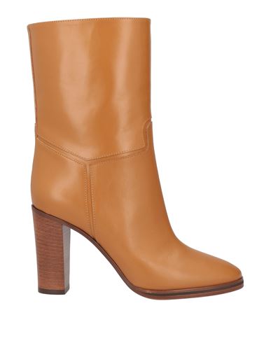 Victoria Beckham Woman Ankle Boots Camel Size 8 Soft Leather In Beige