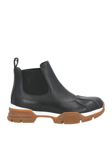 Shop Erika Cavallini Woman Ankle Boots Black Size 8 Soft Leather, Elastane