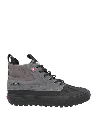 Vans Man Sneakers Black Size 9 Soft Leather, Textile Fibers