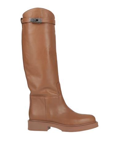 Ovyè Ovyé Woman Boot Brown Size 7 Calfskin In Brown