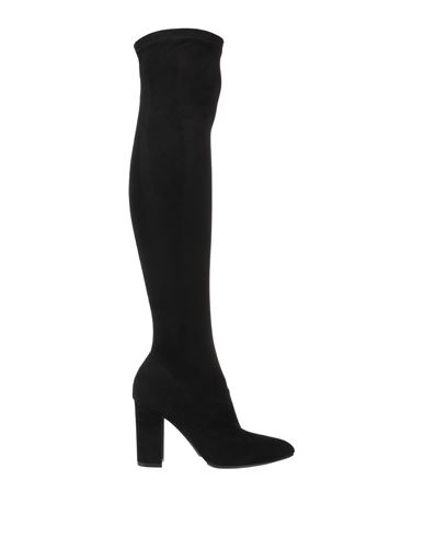 Primadonna Woman Knee Boots Black Size 11 Textile Fibers