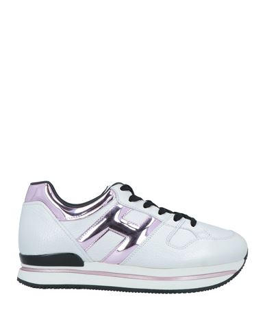 Hogan Woman Sneakers Pink Size 5.5 Soft Leather, Rubber
