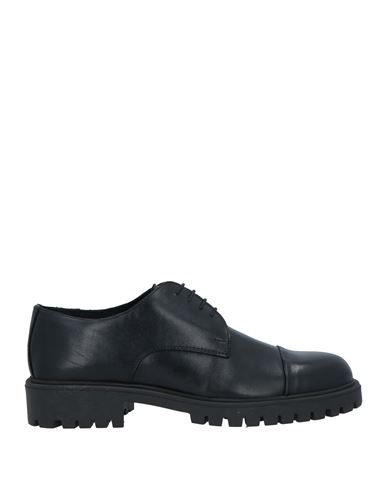 Bottega Marchigiana Man Lace-up Shoes Black Size 12 Calfskin