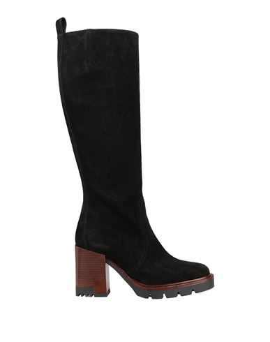 Lorenzo Mari Woman Boot Black Size 8 Soft Leather
