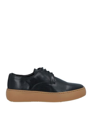Bottega Marchigiana Man Lace-up Shoes Black Size 12 Soft Leather