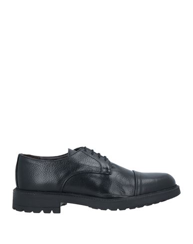 Bottega Marchigiana Man Lace-up Shoes Black Size 12 Soft Leather