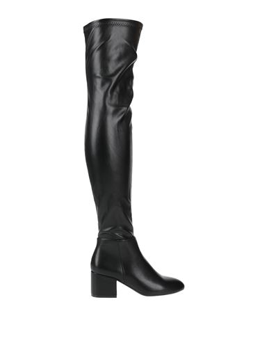 Primadonna Woman Knee Boots Black Size 9 Textile Fibers