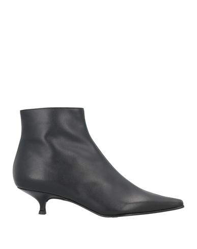 Jw Anderson Woman Ankle Boots Black Size 8 Calfskin