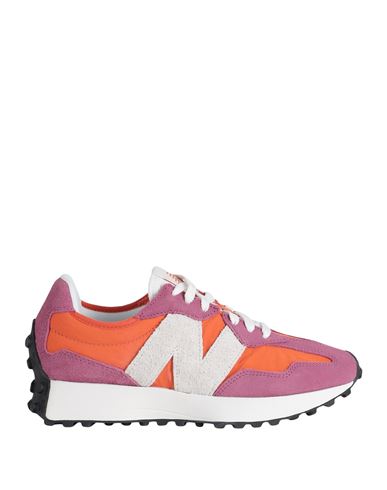 New Balance 327 Woman Sneakers Orange Size 5.5 Textile Fibers, Soft Leather