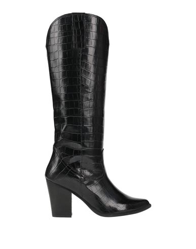Primadonna Woman Knee Boots Black Size 7 Textile Fibers
