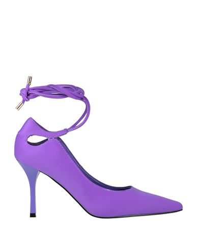 Primadonna Woman Pumps Purple Size 10 Textile Fibers