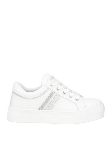 Shop Liu •jo Toddler Girl Sneakers Off White Size 10c Calfskin