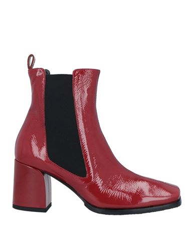 Ixos Woman Ankle Boots Brick Red Size 11 Soft Leather