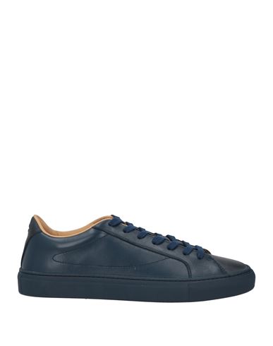 John Varvatos Man Sneakers Navy Blue Size 12 Soft Leather