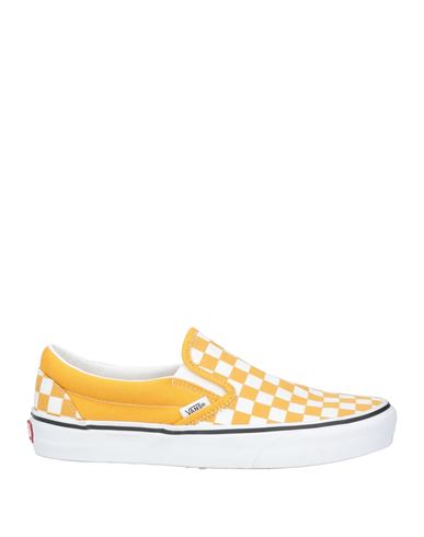 Vans Woman Sneakers Ocher Size 8.5 Textile Fibers In Yellow