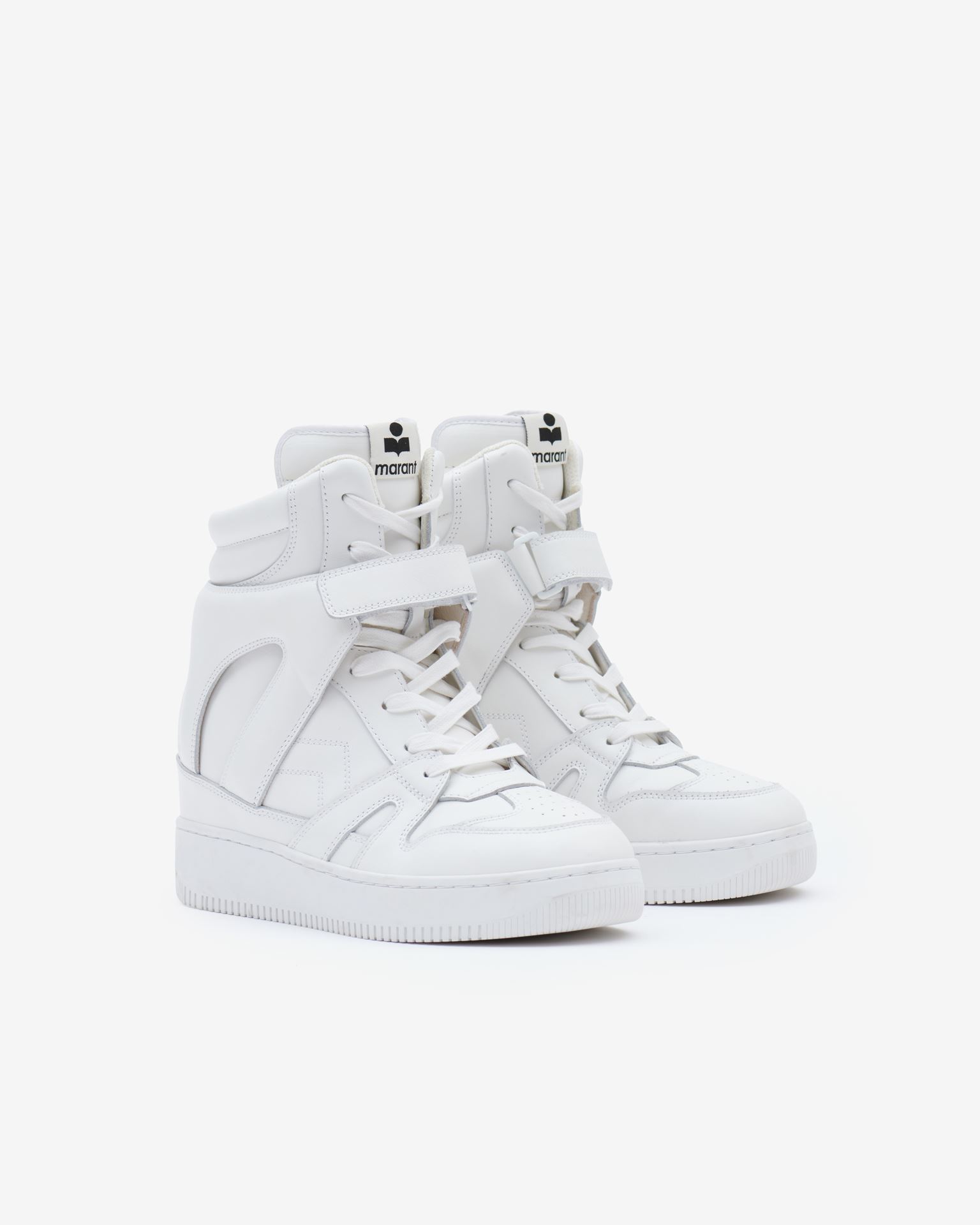 Isabel Marant, Ellyn Leather Sneakers - Women - White