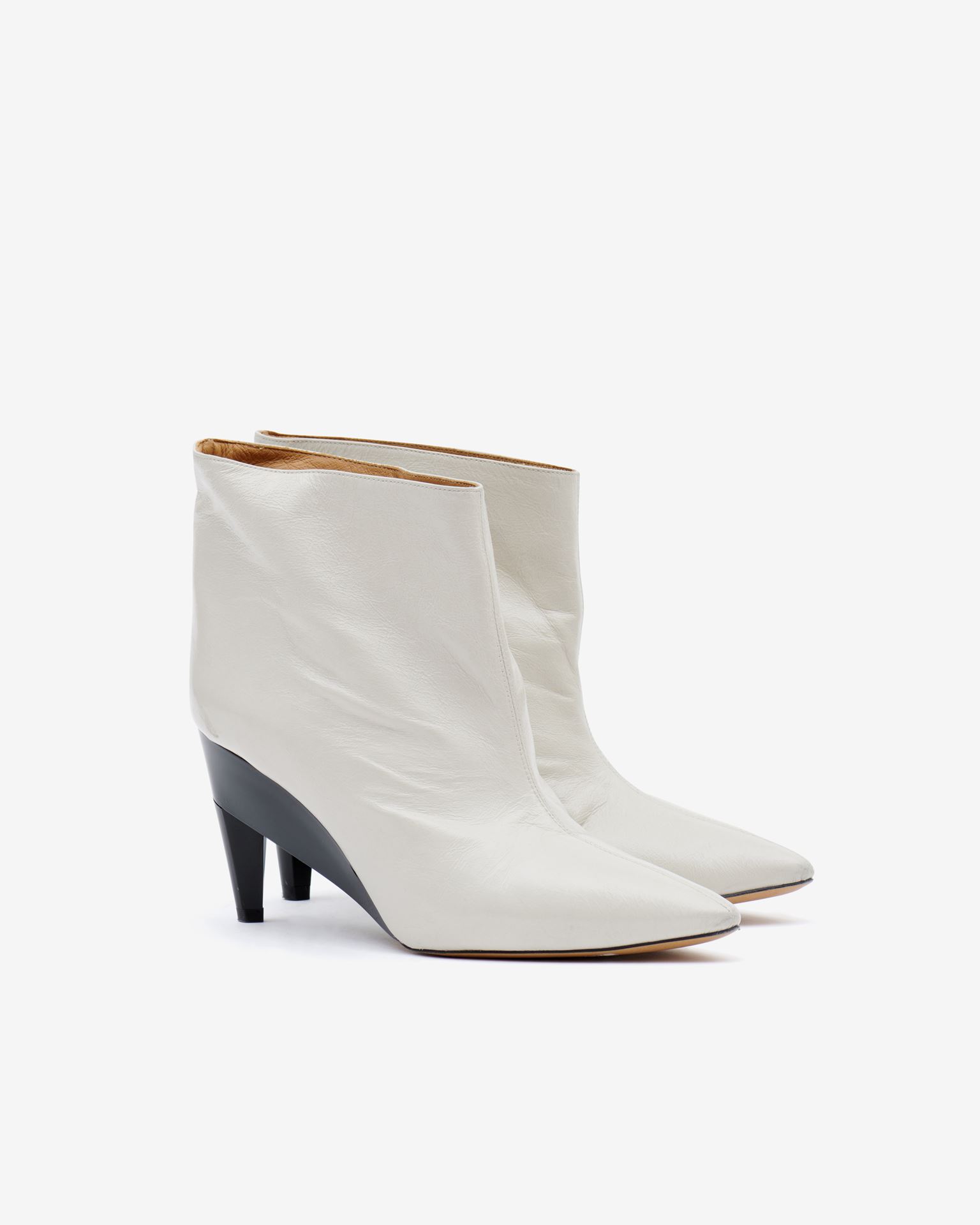 Isabel Marant, Dylvee Low Leather Boots - Women - White