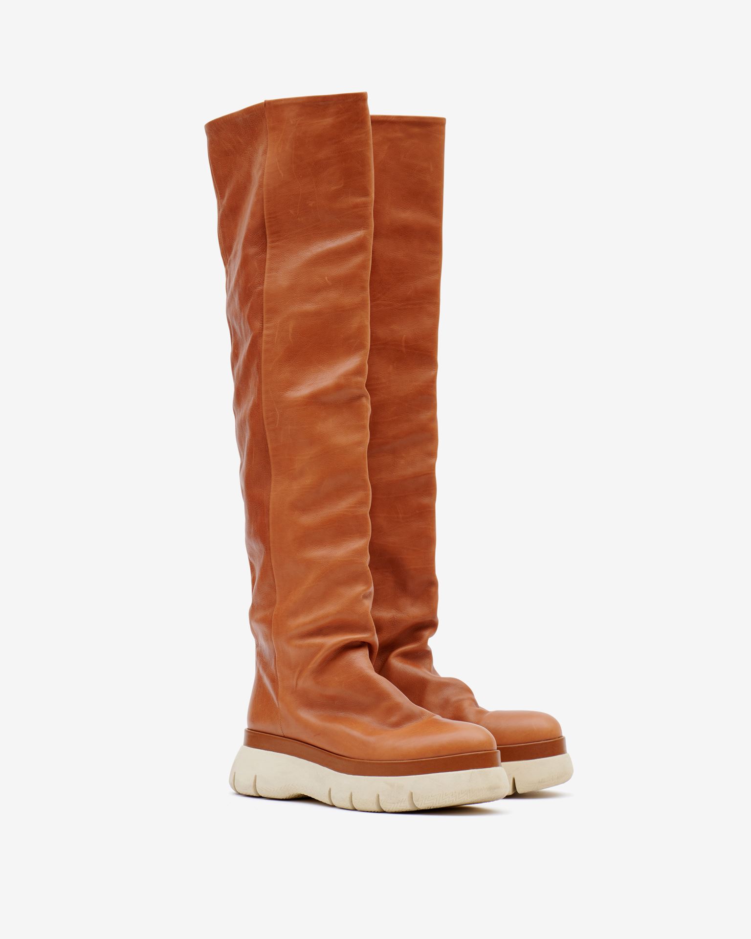 Isabel Marant, Malyx Leather High Boots - Women - Brown