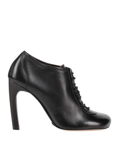 Dries Van Noten Woman Lace-up Shoes Black Size 9.5 Soft Leather