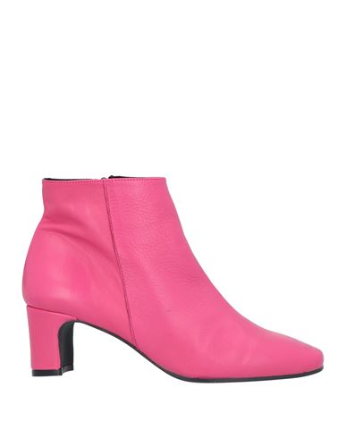 Daniele Ancarani Woman Ankle Boots Fuchsia Size 7 Soft Leather In Pink