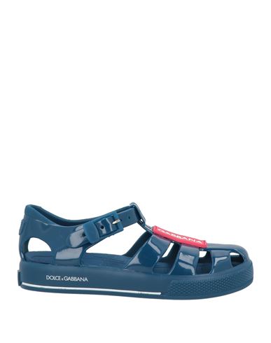 Dolce & Gabbana Babies'  Toddler Sandals Midnight Blue Size 9.5c Pvc - Polyvinyl Chloride