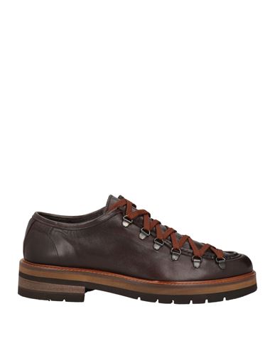 Shop Bottega Marchigiana Man Lace-up Shoes Dark Brown Size 9 Soft Leather
