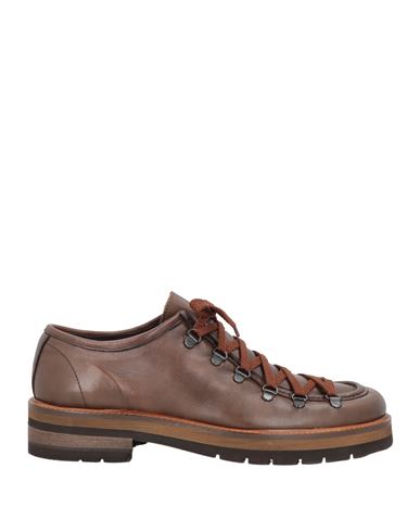 Bottega Marchigiana Man Lace-up Shoes Dark Brown Size 11 Soft Leather