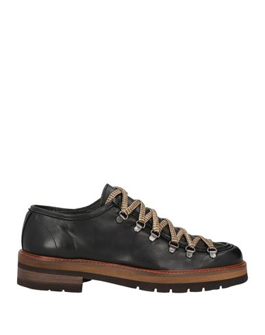 BOTTEGA MARCHIGIANA BOTTEGA MARCHIGIANA MAN LACE-UP SHOES BLACK SIZE 7 SOFT LEATHER