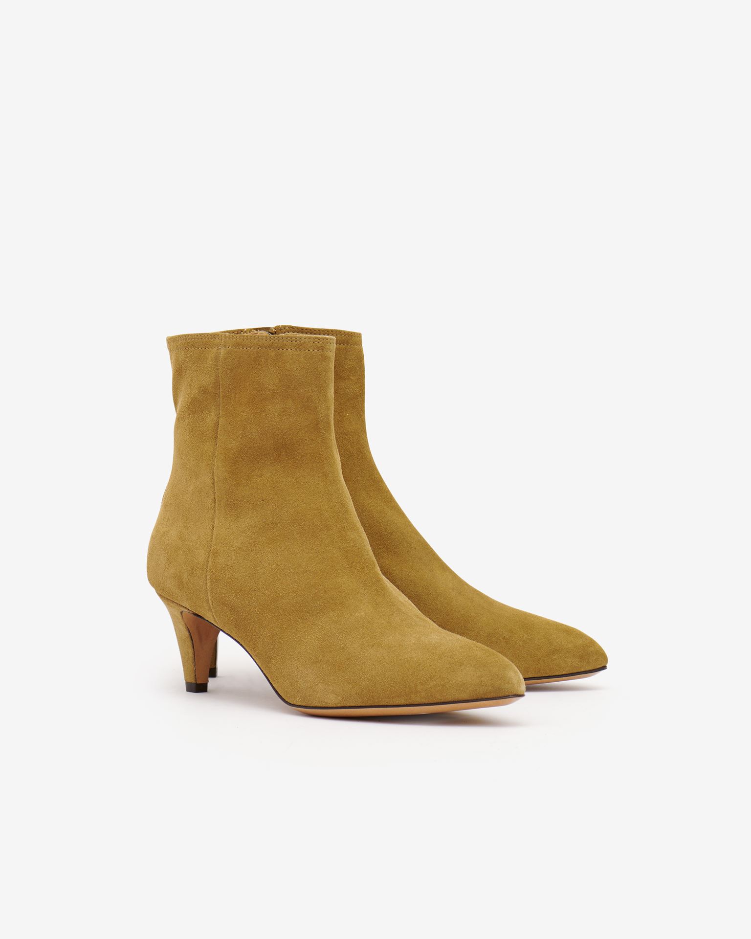 Isabel Marant, Deone Suede Leather Low Boots - Women - Brown
