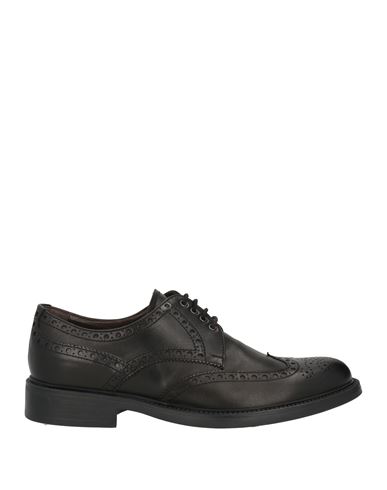 Barrett Man Lace-up Shoes Black Size 10.5 Soft Leather In Black
