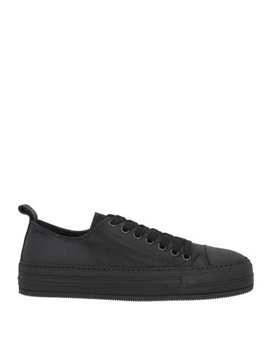 Ann Demeulemeester Man Sneakers Black Size 10 Soft Leather