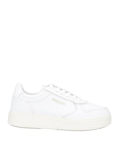 Shop Blauer Woman Sneakers White Size 9 Soft Leather